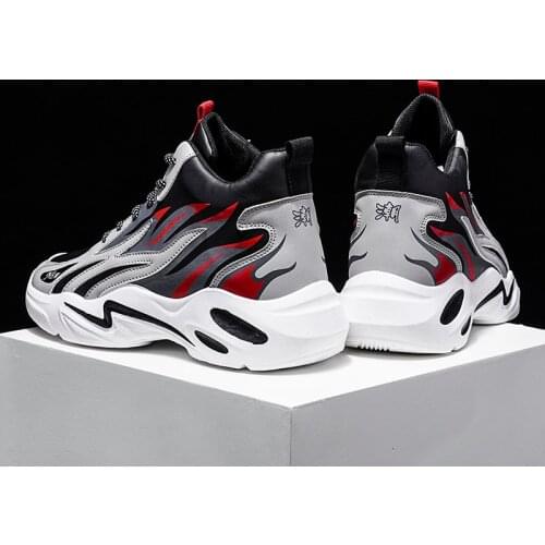 Mixed Colors Male Runing Sneakers Mens Sports Shoes Thick Bottom Shoes Man Shoes Trend Jogging Shoes Lace Fitness Shoes