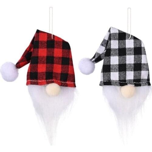 Wine Bottle Set Christmas Faceless Elderly Doll Forest Man Creative Champagne Cover for Home Xmas Table Gift Decoration