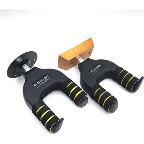 New Guitar Gravity Lock Hook Automatic Lock Hook Wall Hanger Bakelite Guitar Hook Musical Instrument Accessories
