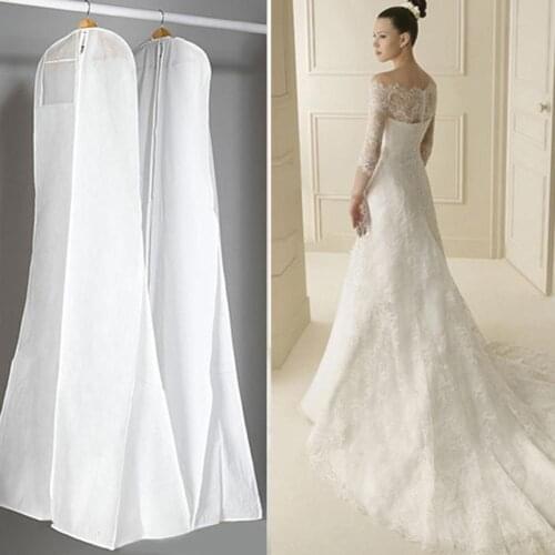Extra Large Garment Bridal Gown Long Clothes Protector Case Wedding Dress Cover Dustproof Covers Storage Bag