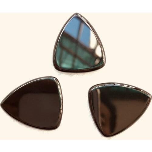 Wholesale 1pcs Black Onyx Agates Carnelian Beads Guitar Picks,Gem stone Crystal Guritar Picks,3mm thickness