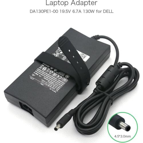 Genuine 19V 6.7A 130W 4.5*3.0mm DA130PE1-00 ADP-130DBD AC Adapter for Dell Precision M3800 XPS 15(9530) 15(9550) 07CWK7 Laptop