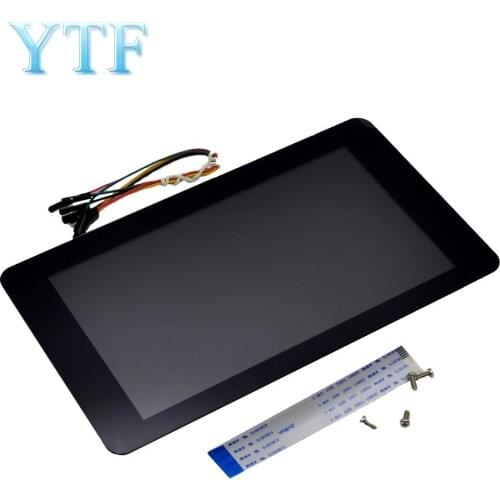 Raspberry Pi 4B/3B+ Touchscreen 7 inch LCD Touch Screen Display Module 10 Point Touch Capacitive