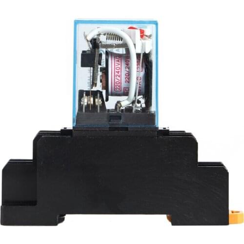 Relay LY2NJ AC 220V 10A With 8 Pin + Socket Base