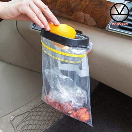 KAWOSEN Foldable Car Organizer Frame for Car Trash Bag, Car Accessories Automobile Garbage Rubbish Waste Holder Storage CORF01