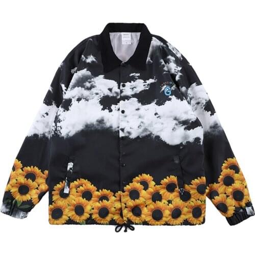 Warm luxury Anti New Rocky Men Sun bee golf flower Le Fleur Tyler The Creator Windbreaker Trench Jackets Coat #JJ5
