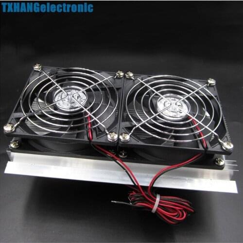 Thermoelectric Refrigeration Device Double Fan Cooler Cooling System Kit NK-Shopping