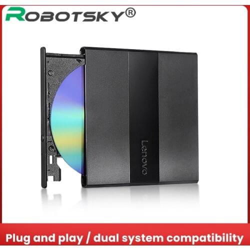 USB 3.0 DVD External burner Lenovo DB75Plus CD Burner Driver 8X Read Write Drive DVD Player For Notebook Desktop PC General