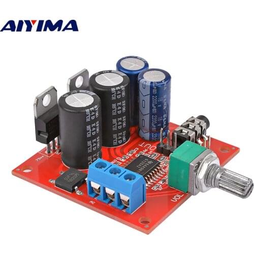 AIYIMA TPA6120 Headphone Amplifier Board Amplificador Stereo Enthusiast Headphones AMP With Volume Adjustment