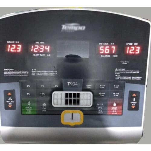 Upper control board for Tempo T904 Treadmill Display Control Panel LCD Operator Panel Instrument Panel