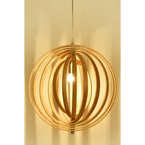 Japanese tatami wood Pendant Lights lamp balcony restaurant personality log porch lamp Korean garden LU6302 ZL39 YM