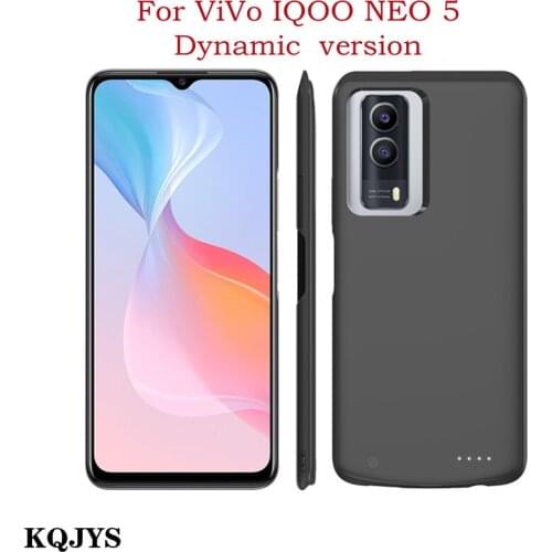 KQJYS 6800mAh Battery Charger Case For VIVO IQOO NEO 5 Dynamic version Battery Case External Power Bank Smart Charging Cover