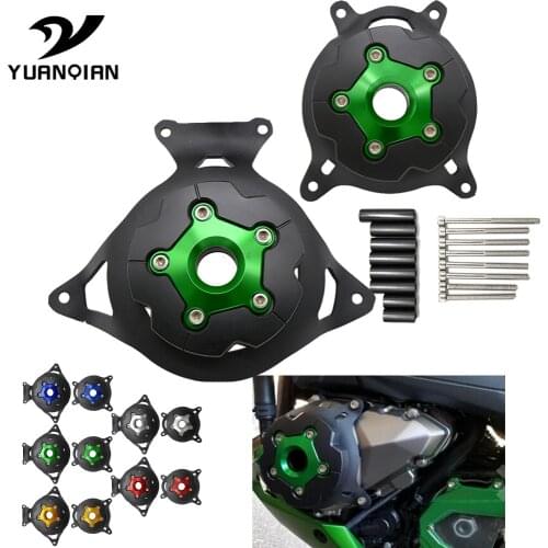 For Kawasaki Z750 07-12 Z800 13-16 Motorcycle Engine Stator Guard Covers Engine Saver Case Cover Protector Moto Engine Stator