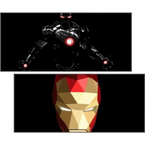 Iron Man Anime Pc carpet mouse pad mats gamer gaming accessories desk mat mousepad ergonomic wrist rest carpet Gamer