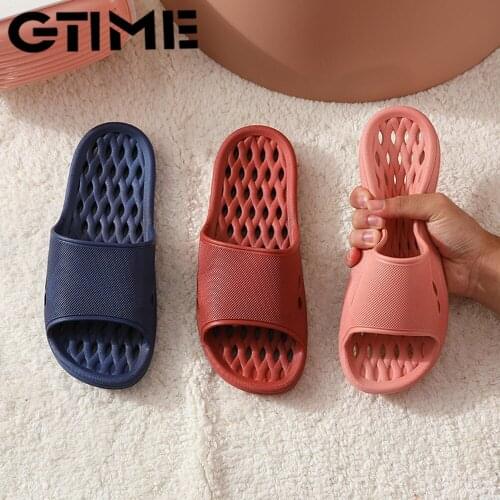 New Home Slippers Slippers for Women Indoor Hollow-out Non-slip Bathroom Flip-flops Shoes for Women