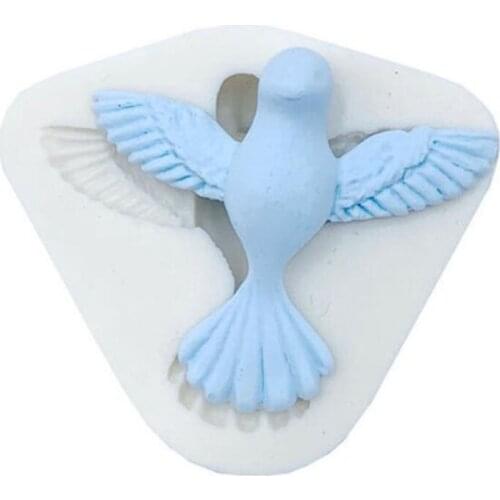 Cake Tool 1 Pc Dove Pigeon Bird Of Peace Silicone Mold Sugarcraft Chocolate Fondant Tool Sugarcraft Mould DIY