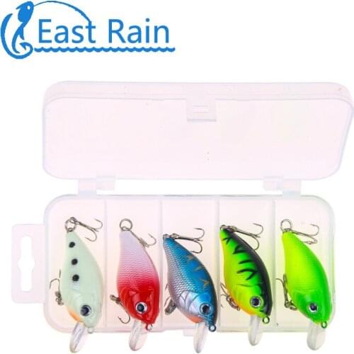 5pcs 3D Luminous Night Minnow Crankbait Popper Pencil Hard Lure Artificial Hard Bait Freshwater Fishing Bass Isca Free shipping