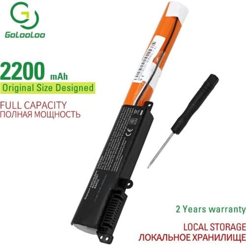Golooloo 10.8V 2200 mAh laptop battery A31N1537 for ASUS VivoBook Max X441 X441SC X441UA X441UV Series A31N1537 0B110-00420300