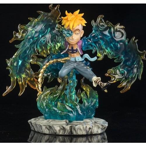 Anime One Piece Whitebeard Pirates Marco Figure Collection Model gift