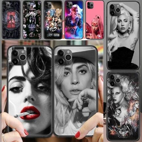 Lady Gaga Chromatica Phone Case Cover Hull For iphone 5 5s se 2 6 6s 7 8 12 mini plus X XS XR 11 PRO MAX black 3D cover fashion