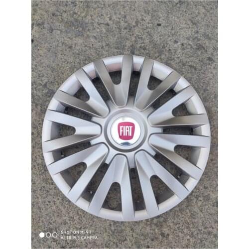 Fiat Palio Inc. 13 Unbreakable Wheel Cover 4 Piece Clamp 3911-fiat-gray