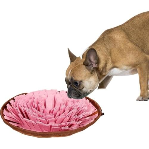 Dog Sniffing Mat Dog Puzzle Toy Pet Snack Feeding Mat Boring Interactive Game Training Blanket Snuffle Feeding Training Mat