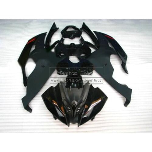 Injection mold ABS aftermarket sets For YAMAHA YZF R6 2008 2009-2013 2014 fairings YZFR6 08-14 all black fairing kit JL64