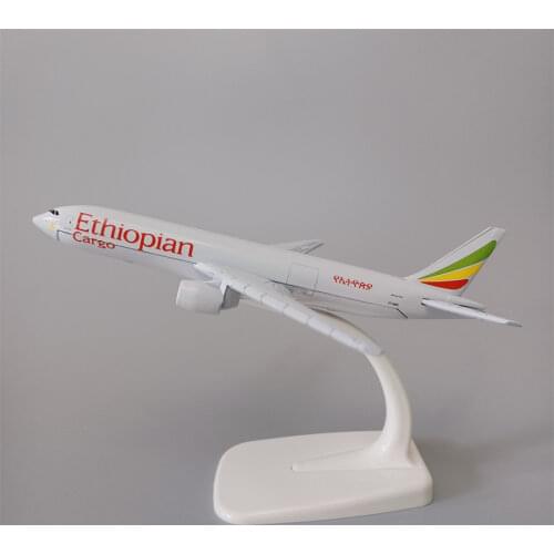 16cm Air Ethiopian Boeing 777 B777 Alirlines Airways Plane Model Alloy Metal Diecast Model Airplane Aircraft