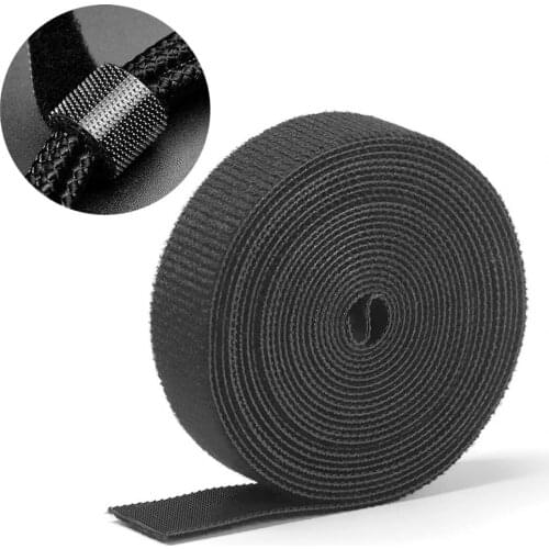 10 Meter Nylon Hook & Loop Cable Ties Strap Reusable Heavy Duty Wire Organizer Cable Manage Wiring Accessories