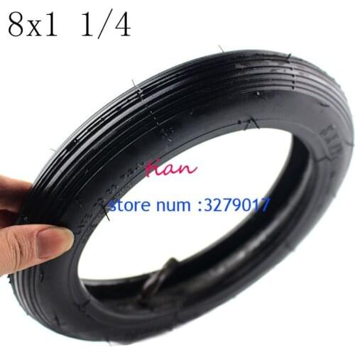 Newest 8x1 1/4 Inch Good Reputation tube fits motorcycle Tyre for Scooter A-Folding Bike Electric / Gas Scooter Tire