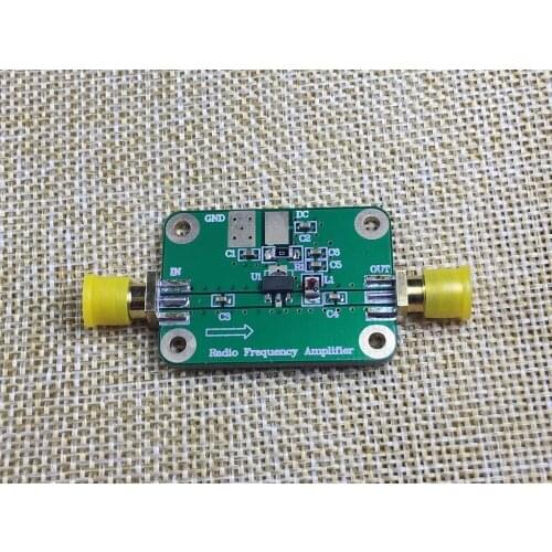 NEW 1PC RF Broadband Power Amplifier 10MHz-1GHz 10dB gain 0.5dB fluctuates 27dBm output