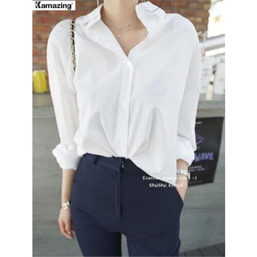 Office Lady Blouses Shirts Women Fashion Casual Tops Female T Long Sleeve Ol Style Shirt Simple Top