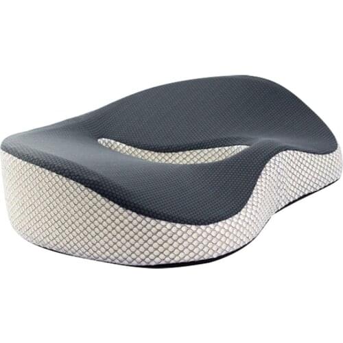 SAIEN Memory Foam Cushion Hemorrhoids Cushion Office and Home Seat Cushion Coccyx Memory Foam Chair Orthopedic Pillow