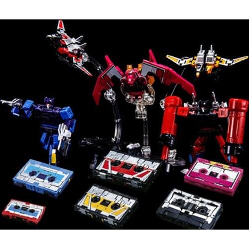 KO Figure G1 THF Transformation Soundwave Six Tape Troop - Mindwipe Rumble Frenzy Ravage Laserbeak Buzzsaw Limit Robot Toys