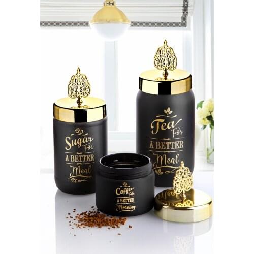 Lux 3 Piece Storage Jar Team