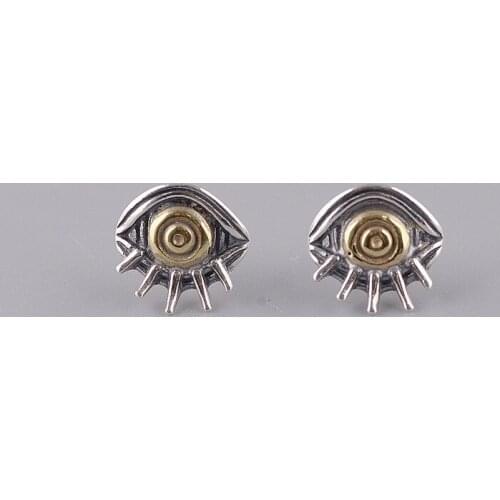 Earrings for Women Eyelashes Silver Stud Earrings Fashion Jewelry Smiling Gifts for Party Wholesale Price Brand Design Jewelry