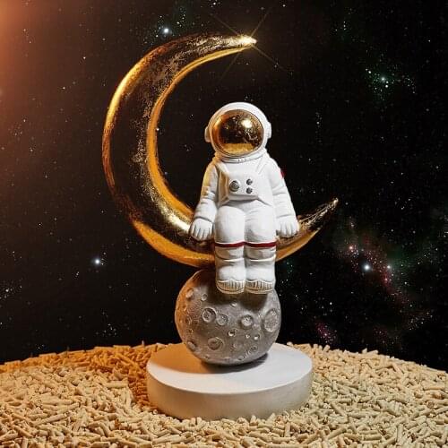 Nordic Space Astronaut Sculpture Galaxy Astronaut Desk Decor Home Decoration Accessories Best Gift For Girl