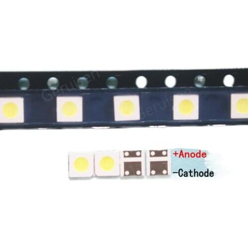 UNI 2000PCS LED backlight LCD TV 3535 3537 LED SMD Lamp bead bead 1W 6V 3535 1.2W Cold white UNI MSL-638DEZW-E26SC