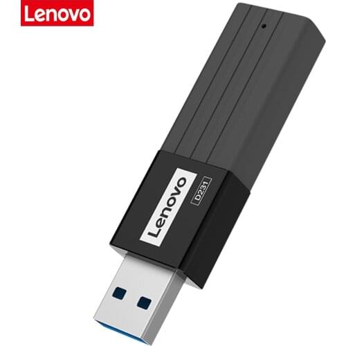 Lenovo D231 USB 3.0 Card Reader 2 in 1 SD TF Memory Card Adapter High Speed Security Card Reader Support 2TB for Laptop PC