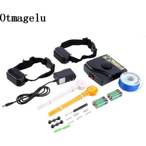 W-227 Waterproof Pet Electronic Dog Fence Automatic Control Dog Training Collars Shock Collar Pet Containment System Dog Collars