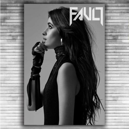 Camila Cabello Music Singer Star Silk Fabric Wall Poster Art Decor Sticker Bright