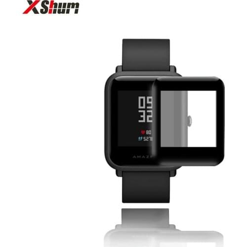 Amazfit Bip Film For Xiaomi Amazfit bip S Glass Screen Protectors Fiberglass ultra-thin Protective Full Cover HD For Accessories