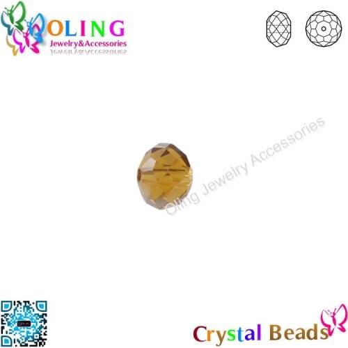 8MM glass beads faceted flat round austrian Style Crystal bead 70/212/355pcs/lot earrings Bracelet choker jewelry making