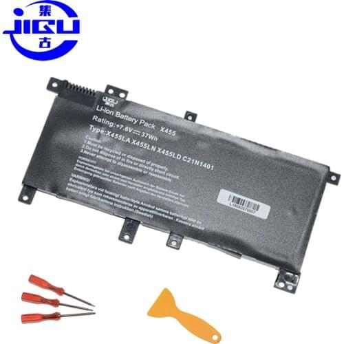 JIGU 7.6V Laptop Battery C21IN401 C21INI401 C21N1401 C21PqCH For Asus A455L K455LD NOTEBOOK X455 X455LA X455LD X455DG X455LF