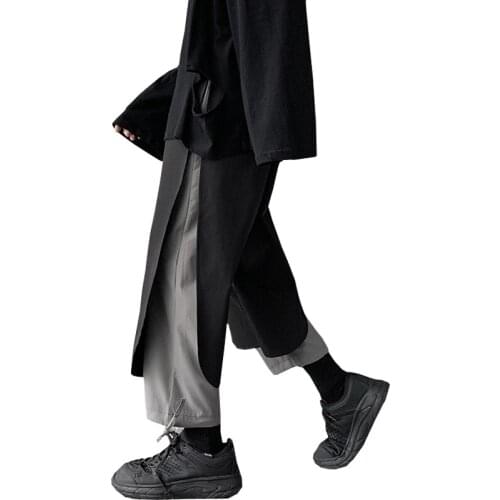 2021 Spring Mens Cargo Pants Casual Oversize Woman Trousers Streetwear Calf-Length Pants Hip Hop Male Sweatpants