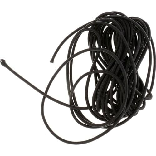 Black Elastic Bungee Cord Marine Heavy Duty Shock Rope Down Stretch Band
