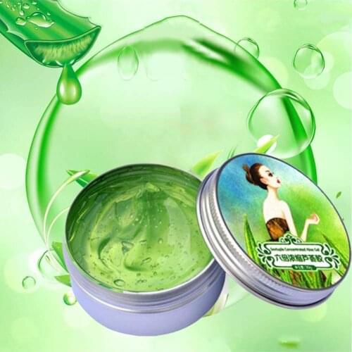 Aloe Vera Gel Cream Vegan Soothing Gel Skin Moisturiser Care Face Soothing Remove Moisturing Oil Acne Control T4O5