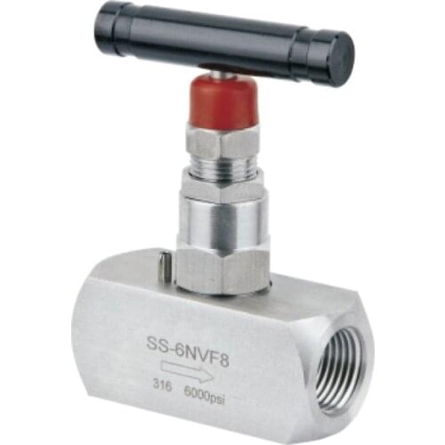 Needle valve 1/8"1/4"3/8"1/2"3/4" female thread stainless steel 304/316 high pressure Flow Control shut off needle valve NPT