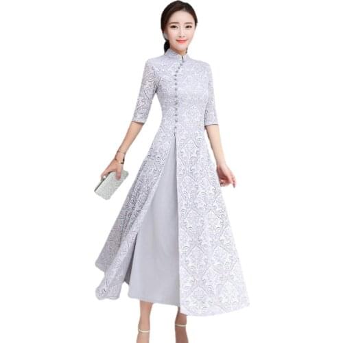Chinese dress cheongsam qipao orienal dress China traditional Chinese clothing for women modern chinese dress qi pao G240