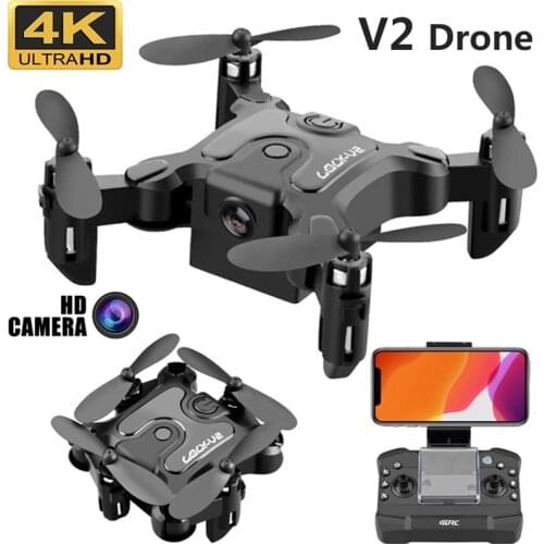 Mini Drone With/Without 4K HD Camera Follow Me RC Helicopter Fixed Height Mode Quadcopter WIFI FPV Dron Pocket Toy Gift for Kids